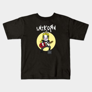 Heavy Metal Unicorn Kids T-Shirt